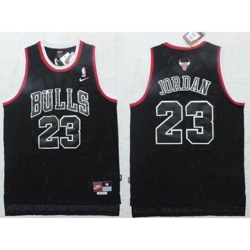 68644974a3f84_1 Bulls #23 Michael Jordan Black Shadow Stitched NBA Jersey