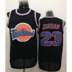 686449781155b_1 Bulls #23 Michael Jordan Black Tune Squad Stitched NBA Jersey
