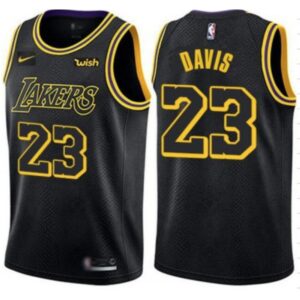 686449e72d630_1 Men's Los Angeles Lakers #23 Anthony Davis Black Stitched NBA Jersey