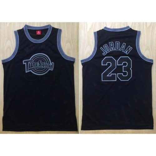 68644a1c18452_1 Space Jam Tune Squad #23 Michael Jordan Black Stitched Basketball Jersey