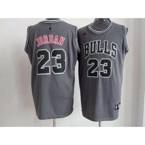 68644b66e031b_1 Bulls #23 Michael Jordan Grey Graystone II Fashion Stitched NBA Jersey