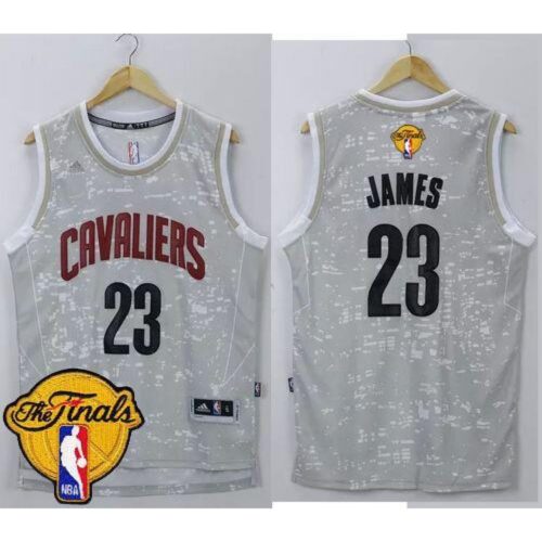 68644b86e6df7_1 Cavaliers #23 LeBron James Grey City Light The Finals Patch Stitched NBA Jersey