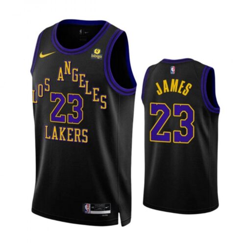 68644bf00d04a_1 Men's Los Angeles Lakers #23 LeBron James Black 2023/24 City Edition Stitched Basketball Jersey