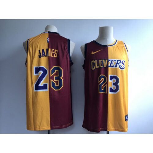 68644c172cb40_1 Men's Los Angeles Lakers #23 Lebron James Wine/Gold Fashion Swingman Stitched NBA Jersey