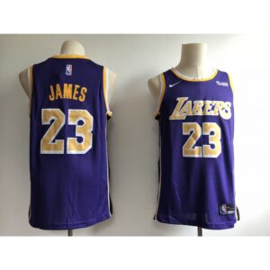 68644c2205e3c_1 Men's Los Angeles Lakers #23 LeBron James Purple 2018/19 Statement Edition Swingman Stitched NBA Jersey