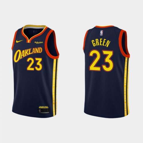 68644c28db19d_1 Men's Golden State Warriors #23 Draymond Green 2020-21 Navy City Edition Stitched NBA Jersey
