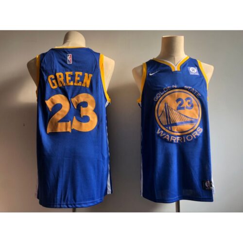 68644c44d51e4_1 Men's Golden State Warriors #23 Draymond Green Blue Icon Edition Swingman Stitched NBA Jersey
