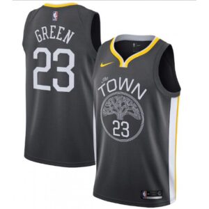 68644c52dcfd6_1 Men's Golden State Warriors #23 Draymond Green Black Statement Edition Swingman Stitched Jersey