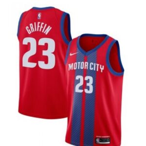 68644c7aea049_1 Men's Detroit Pistons #23 Blake Griffin Red 2019 City Edition Stitched NBA Jersey