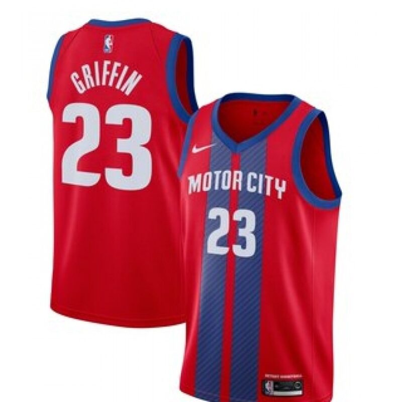 68644c7aea049_1 Men's Detroit Pistons #23 Blake Griffin Red 2019 City Edition Stitched NBA Jersey
