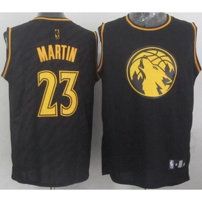 68644c99ea263_1 Timberwolves #23 Kevin Martin Black Precious Metals Fashion Stitched NBA Jersey