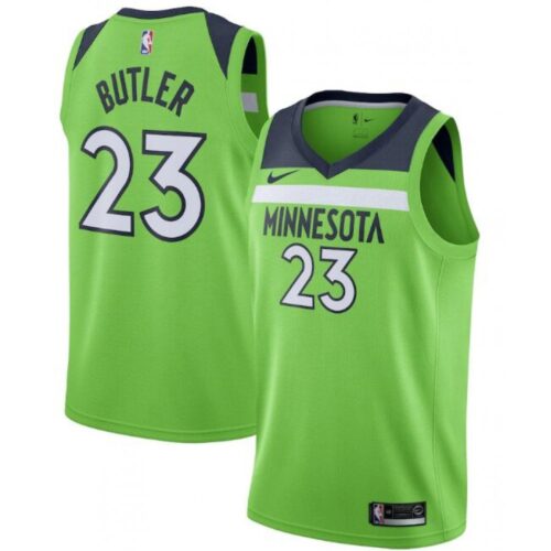 68644ca1784ba_1 Men's Minnesota Timberwolves #23 Jimmy Butler Green Statement Edition Stitched Jersey