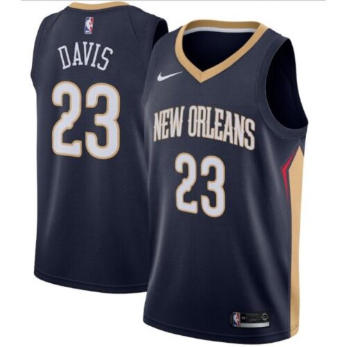 68644cb0bfc34_1 Men's New Orleans Pelicans #23 Anthony Davis Navy Icon Edition Stitched Jersey