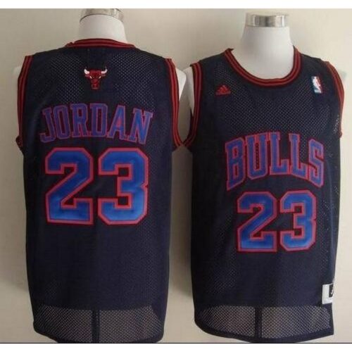 68644cea162c3_1 Bulls #23 Michael Jordan Black(Blue No.) Stitched NBA Jersey