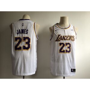68644d29d9c28_1 Men's Los Angeles Lakers #23 LeBron James White 2018/19 Association Edition Swingman Stitched NBA Jersey