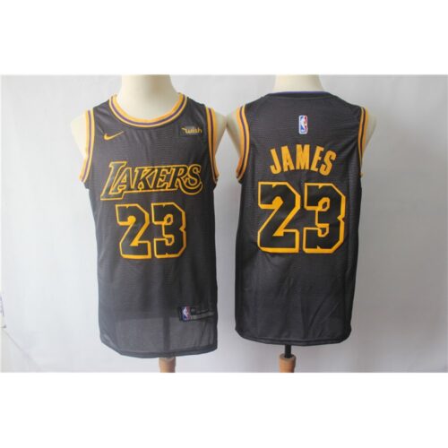 68644d312e54d_1 Men's Los Angeles Lakers #23 LeBron James Black City Edition Swingman Stitched Jersey