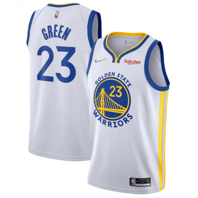 68644d45a02c7_1 Men's Golden State Warriors #23 Draymond Green White Association Edition 75th Anniversary Swingman Stitched Jersey