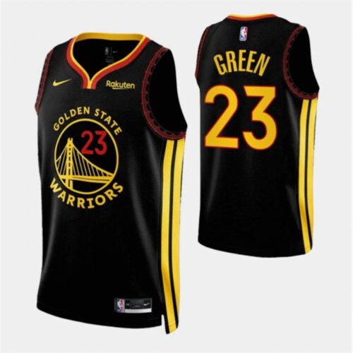68644d49728fb_1 Men's Golden State Warriors #23 Draymond Green Black 2023/24 City Edition Stitched Basketball Jersey