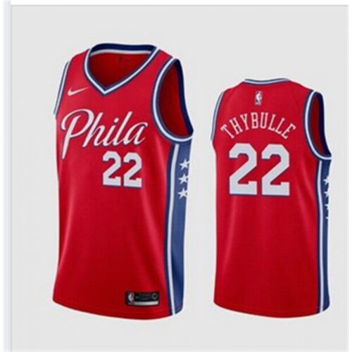 68644de533912_1 Men's Philadelphia 76ers #22 Matisse Thybulle Red Stitched NBA Jersey