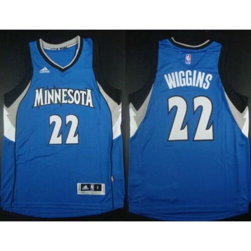 68644dff5d42e_1 Revolution 30 Timberwolves #22 Andrew Wiggins Blue Stitched NBA Jersey