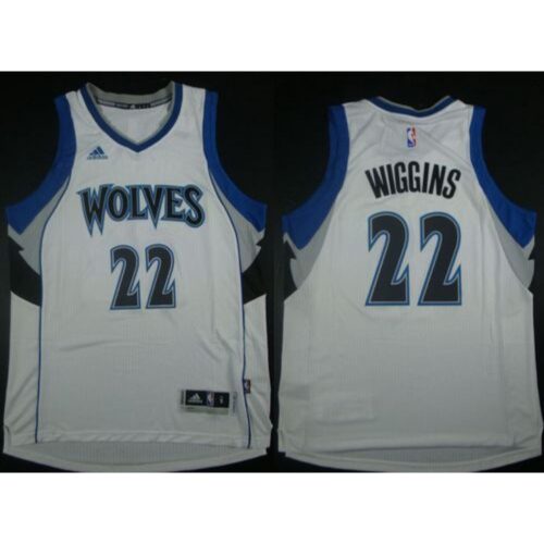 68644e073d918_1 Revolution 30 Timberwolves #22 Andrew Wiggins White Stitched NBA Jersey
