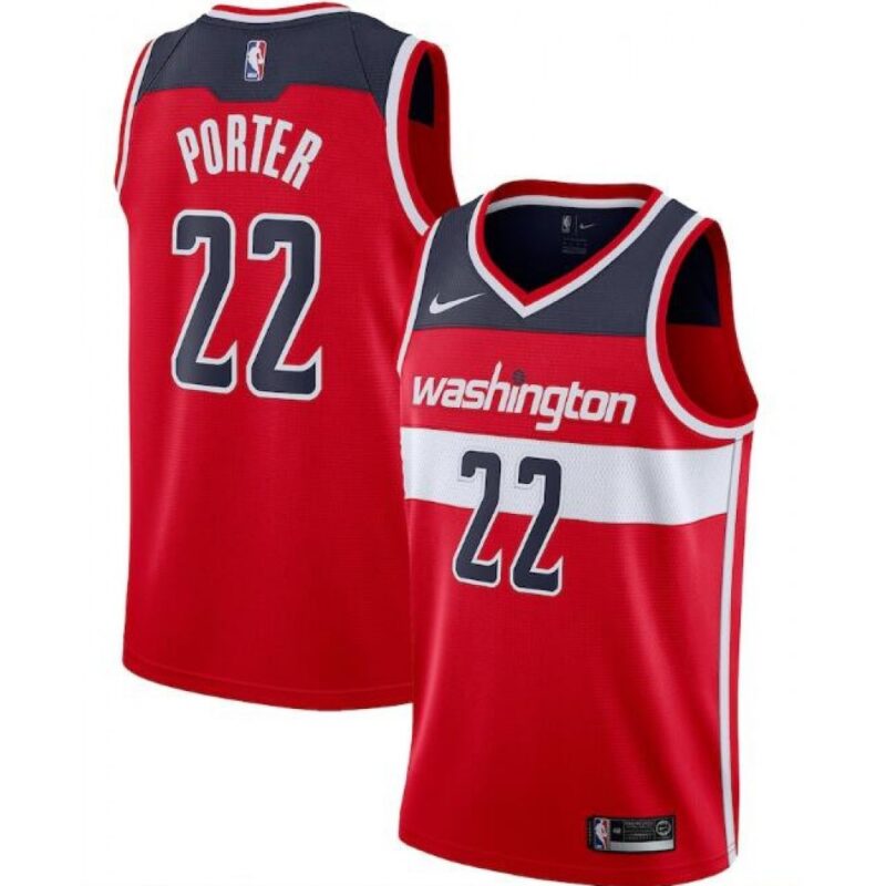 68644e1e0c12b_1 Men's Washington Wizards #22 Otto Porter Red Icon Edition Stitched Jersey