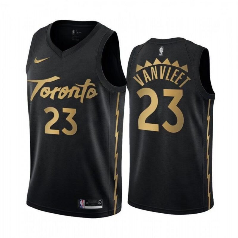 68644e61abb10_1 Men's Toronto Raptors #23 Fred VanVleet Black 2019 City Edition Stitched NBA Jersey