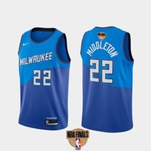 68644e87df746_1 Men's Milwaukee Bucks #22 Khris Middleton 2021 NBA Finals Blue City Edition Stitched Jersey