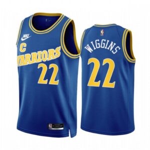 68644f0d16a45_1 Men's Golden State Warriors #22 Andrew Wiggins 2022/23 Royal Classic Edition Stitched Basketball Jersey