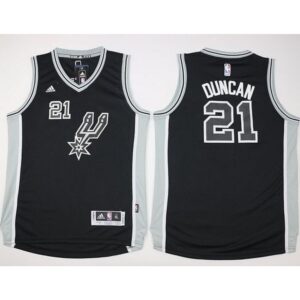 68644f7979f33_1 Spurs #21 Tim Duncan Black New Road Youth Stitched NBA Jersey