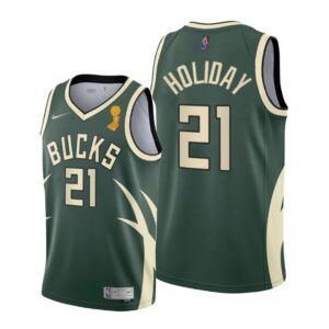 68644fcb7ed44_1 Men's Milwaukee Bucks #21 Jrue Holiday 2021 Green Finals Champions Stitched Basketball Jersey