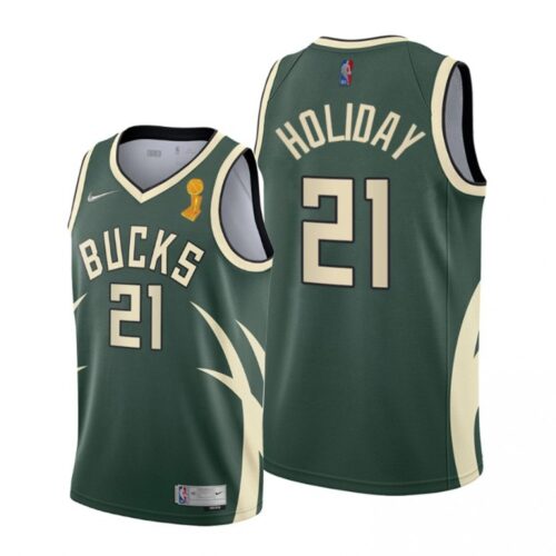 68644fcb7ed44_1 Men's Milwaukee Bucks #21 Jrue Holiday 2021 Green Finals Champions Stitched Basketball Jersey