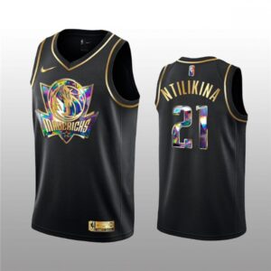 68644fee112ed_1 Men's Dallas Mavericks #21 Frank Ntilikina 2021/22 Black Golden Edition 75th Anniversary Diamond Logo Stitched Basketball Jersey