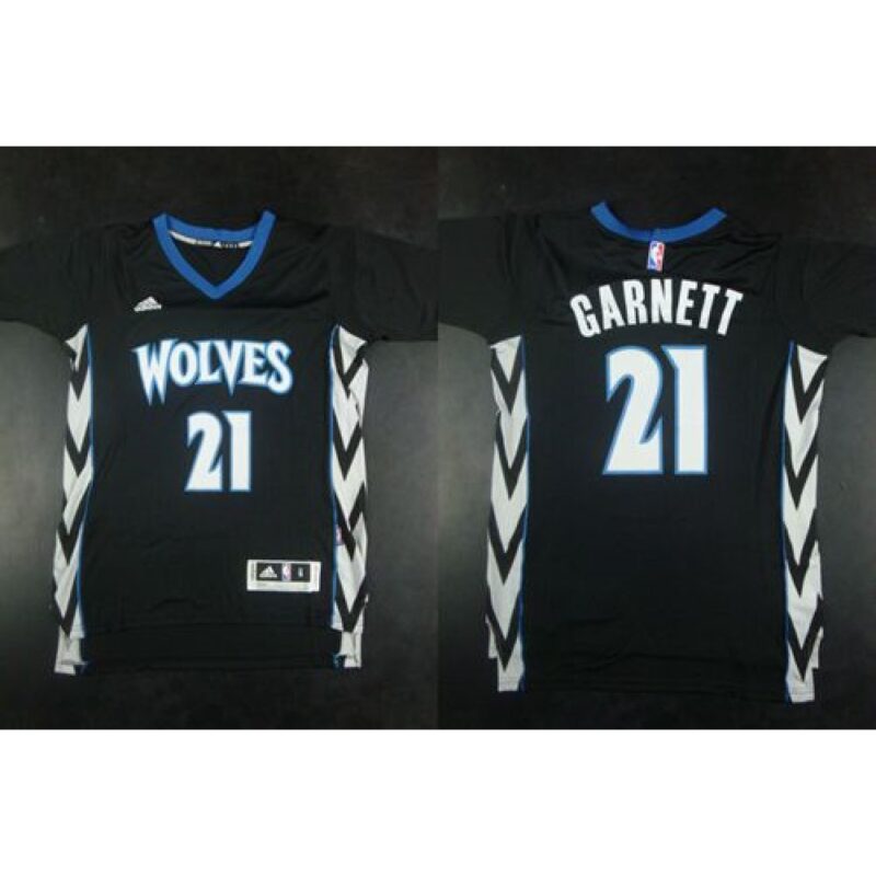 68644ff98eb87_1 Timberwolves #21 Kevin Garnett Black Alternate Stitched NBA Jersey