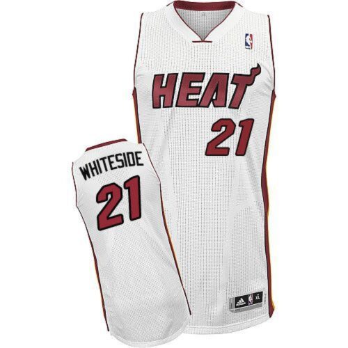 686450274e5a1_1 Heat #21 Hassan Whiteside White Stitched NBA Jersey