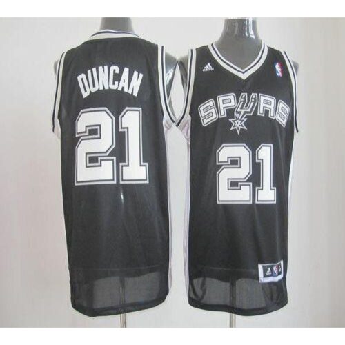 68645033de97e_1 Revolution 30 Spurs #21 Tim Duncan Black Stitched NBA Jersey