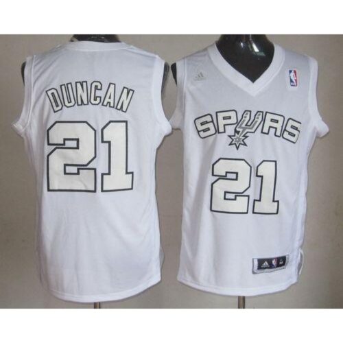 6864509a4f77a_1 Spurs #21 Tim Duncan White Winter On-Court Stitched NBA Jersey