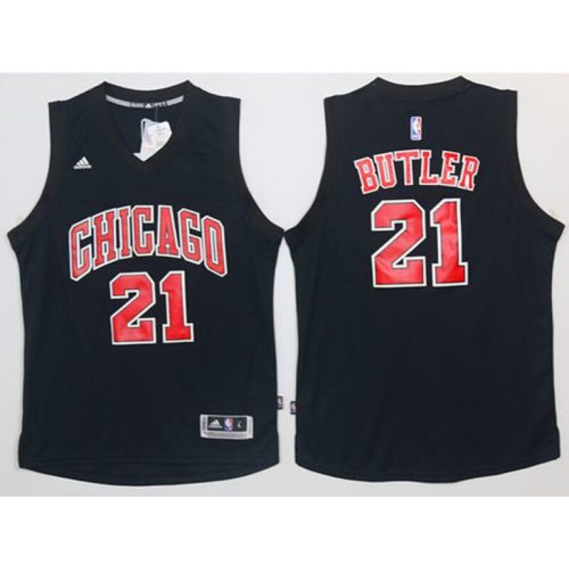 686450a9afb25_1 Bulls #21 Jimmy Butler Black Fashion Stitched NBA Jersey