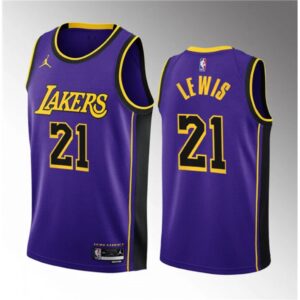 686450c42870f_1 Men's Los Angeles Lakers #21 Maxwell Lewis Purple 2023 Draft Statement Edition Stitched Basketball Jersey