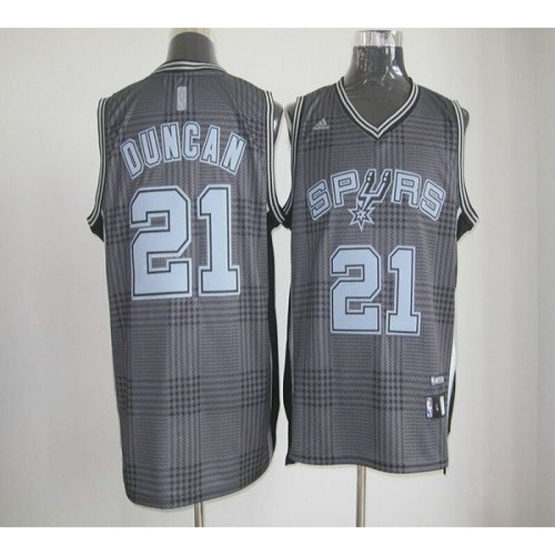 68645169ecc29_1 Spurs #21 Tim Duncan Black Rhythm Fashion Stitched NBA Jersey