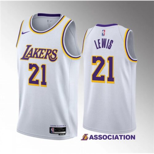 686451ad6776f_1 Men's Los Angeles Lakers #21 Maxwell Lewis White 2023 Draft Association Edition Stitched Basketball Jersey