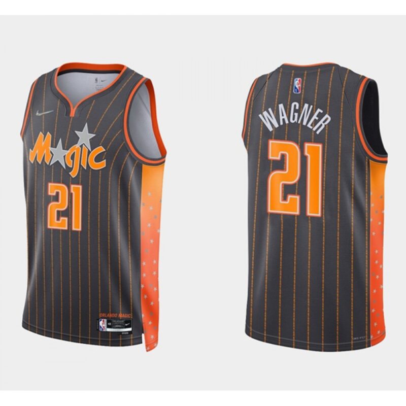 686451c4262be_1 Men's Orlando Magic #21 Moritz Wagner 2021/22 City Edition Black 75th Anniversary Stitched Swingman Jersey
