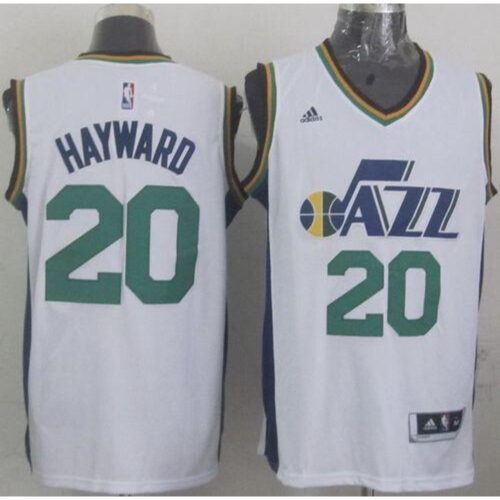 686451e504089_1 Revolution 30 Jazz #20 Gordon Hayward White Stitched NBA Jersey