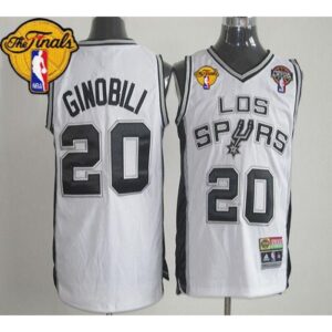 6864522f5e7d9_1 Latin Nights Spurs #20 Manu Ginobili White Finals Patch Stitched NBA Jersey