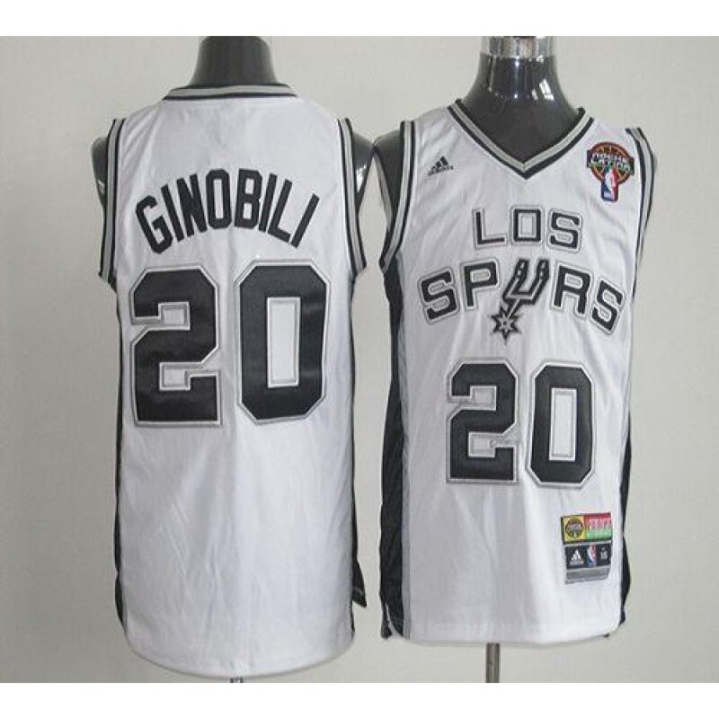 68645232e0bbe_1 Latin Nights Spurs #20 Manu Ginobili White Stitched NBA Jersey
