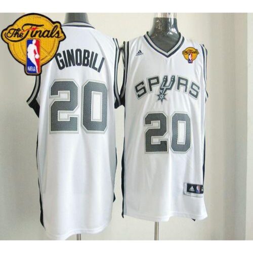 6864523668c09_1 New Revolution 30 Spurs #20 Manu Ginobili White Finals Patch Stitched NBA Jersey