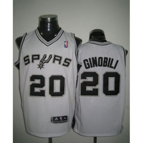 686452413f542_1 Revolution 30 Spurs #20 Manu Ginobili White Stitched NBA Jersey