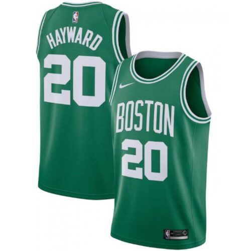 686452afa3915_1 Men's Boston Celtics #20 Gordon Hayward Green Icon Edition Swingman Stitched Jersey