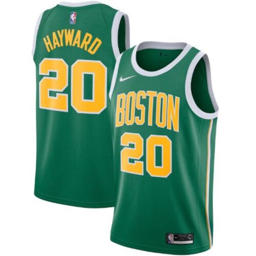 686452b71f789_1 Men's Boston Celtics #20 Gordon Hayward Green Swingman Stitched Jersey