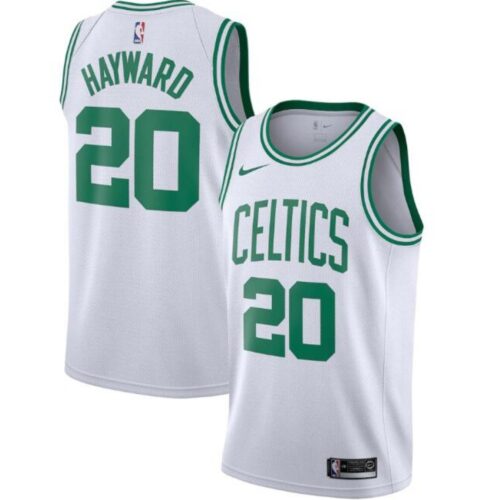 686452bad40cc_1 Men's Boston Celtics #20 Gordon Hayward White Swingman Stitched Jersey